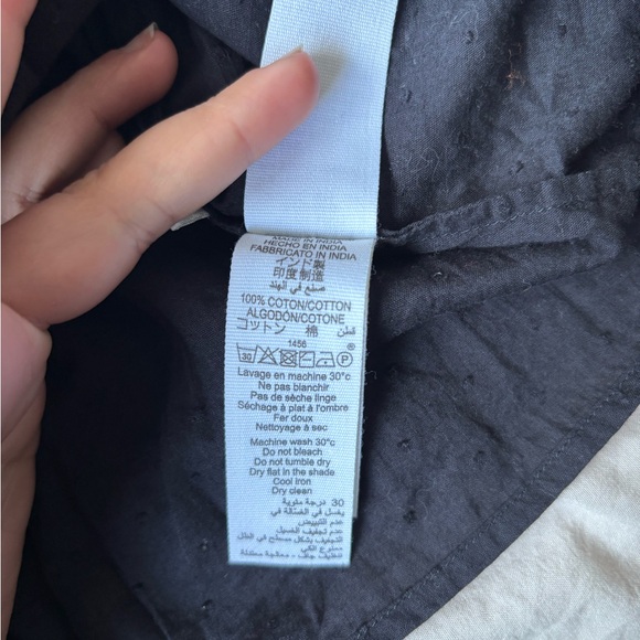 Women's Black Lace-Trim High-Neck Long Sleeve Blouse - Picture 4 of 14